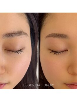 エッセンシャルブロウ 代官山(ESSENTIAL BROW)の写真/【アイブロウ美眉スタイリング+描き方レクチャー+全顔ワックス1回】速攻！垢抜け目元に♪#代官山 #眉毛