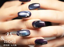 ノエル(Noel)/秋冬ネイル/クリスマス/ネイビー