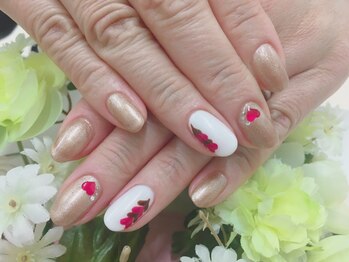 プルミエ ネイル(Premier Nail)/ハート☆ピーコックネイル