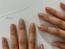 定額A☆ベージュ×ゴールド