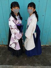 フラミンゴデザイン シー(flamingo design C)/卒業袴着付け、ヘアセット