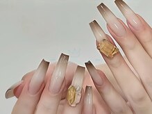 モルフォネイル(Morpho nail)/#ワンカラーグラデーション