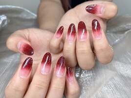 こっくりボルドーグラデ♪錦糸町