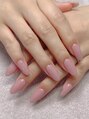 アンドシュシュネイル(&CHOU CHOU nail)&nbsp;シンプル　可愛い♪ピンクネイル！パラジェルがおすすめ！