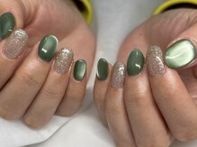 ネイルビジョルノ つくばみどりの店(Nail Begiorno)/マグネット　フラッシュ　ネイル