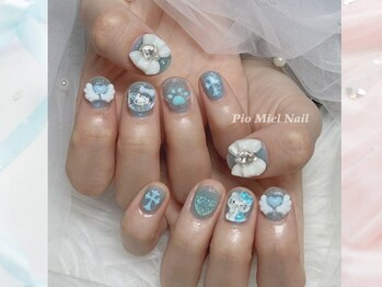 ブルーゆめかわネイル