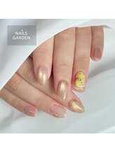 ネイルズガーデン(NAILS GARDEN)/ひまわりネイル