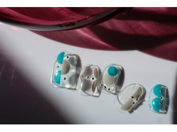 ペントハウス(Penthouse)/幾何学模様/パラジェル/手描き