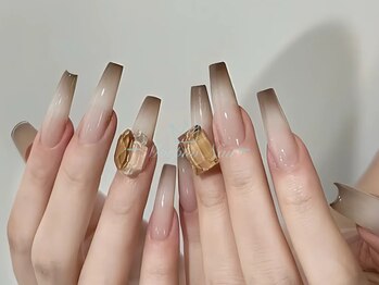 モルフォネイル(Morpho nail)/#ワンカラーグラデーション