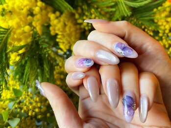 シェル ネイル(Cher nail)の写真/深爪/爪の形でお悩みの方【ショートスカルプ+ワンカラー¥7000】長さ出し【ロングスカルプ＋カラー¥8000】