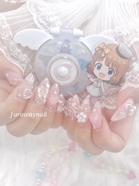 ゴテゴテピンクネイル☆