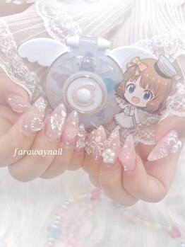 ファラウェイネイル(Faraway nail)/ゴテゴテピンクネイル☆