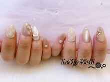 レヒネイル(LeHy nail)/マグネット×キルティングネイル