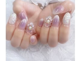 ぷっくりフラワーアート