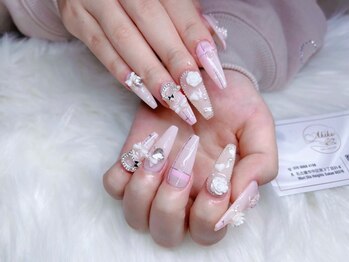 アキコネイルサロン(Akikoネイルサロン)の写真/チップ1本500円★ロングデザインを楽しみたい方や、爪が短い方・折れてしまった方にもオススメ♪