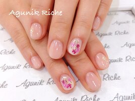 【押し花ネイル】