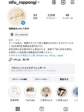 ニフ 六本木(nifu)/インスタグラムもやっております