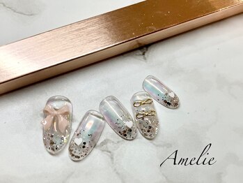 アメリ(Amelie)/リボン/ハート/オーロラ/ラメ