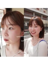 トラウシー 表参道(trawsy)/眉カラーでナチュラル眉に