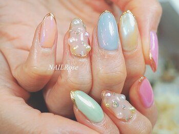 ネイルローズ(NAIL Rose)/初回オフ無料カラフル¥7990