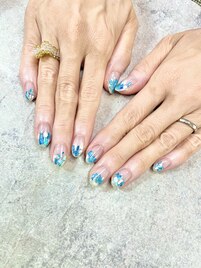 秋ネイル2022【シェル】