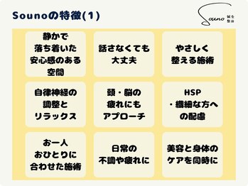 ソウノ 御茶ノ水(Souno)/Sounoの特徴