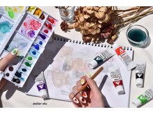 ネイルサロン アトリエ エフ(atelier efu)/【ミキ担当】絵描きの手元