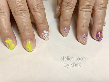 アトリエループ(atelier Loop by shiho)/もやもやネイル