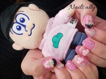 ネイルズアリー 立川店(Nails ally)/3Dネイル×キャラクター×春色