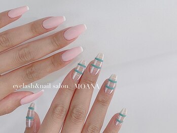 アイラッシュサロンモアナ 梅田芝田店(MOANA)/ちぐはぐnail♪