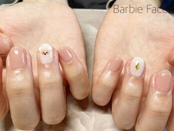 バービーフェイス 恵比寿(Barbie Face)/たぬきネイル