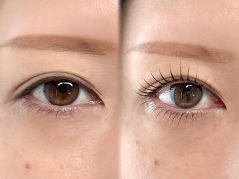 トゥエルブアイ 掛川店(12.EYE)/まつげパーマ上下 before→after