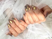 ヒラソルネイル(Girasol nail)/超～キラキラマグにラメグラ