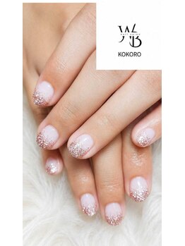 ホワイトベース(White base)/ピンクラメグラデーション
