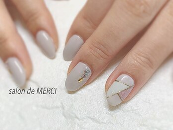 サロン ド メルシー(Salon de MERCI)/ブロッキング nail☆