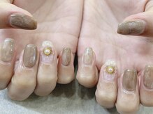 プライズアイリス アイラッシュ 池袋東口店(prize Iris eyelash)/秋色フラワーネイル【池袋】