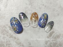 ネイルアンドモア ラポール(Nail&more Rapport)/花火ネイル☆