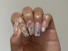 ハチイチイチサン(8113)/キラキラハートネイル