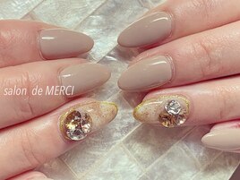 ワンポイントビジュー☆