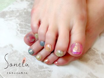 ソネル(Sonelu)/カラフルぷるぷるネイル