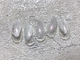 6月定額A 偏光パール上品ネイル