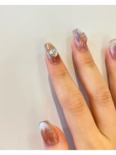 オマモリ ネイル 心斎橋店(omamori nail)/チークネイル