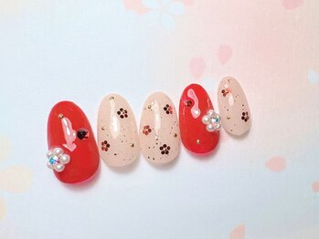 ギャザーパーティー 目白店(gatherparty)/2025シーズン【梅・桜ネイル】