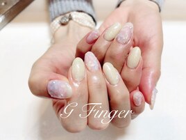 春爛漫☆イエローネイル