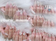 ラビィ 新宿店(Raviy)の雰囲気（リボンやハートを取り入れたピンク春ネイル♪担当MINAMI）