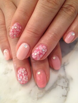 サロン アンジェラ(Salon Angela)/3D小花埋め込み