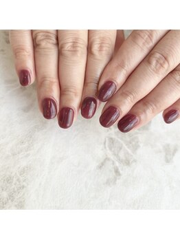 ワンカラーハンドネイル【岡山】