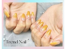 トレンドネイルスタジオ(Trend Nail Studio)/カラーグラデ + 追加パーツ