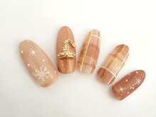 ビーケア 自由が丘店(B.care)/クリスマスネイル￥8480