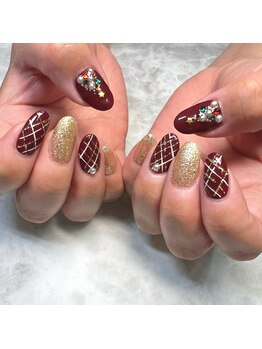 クリエネイルスペース 伊勢店(Crie Nail Space)/大人のクリスマスネイル